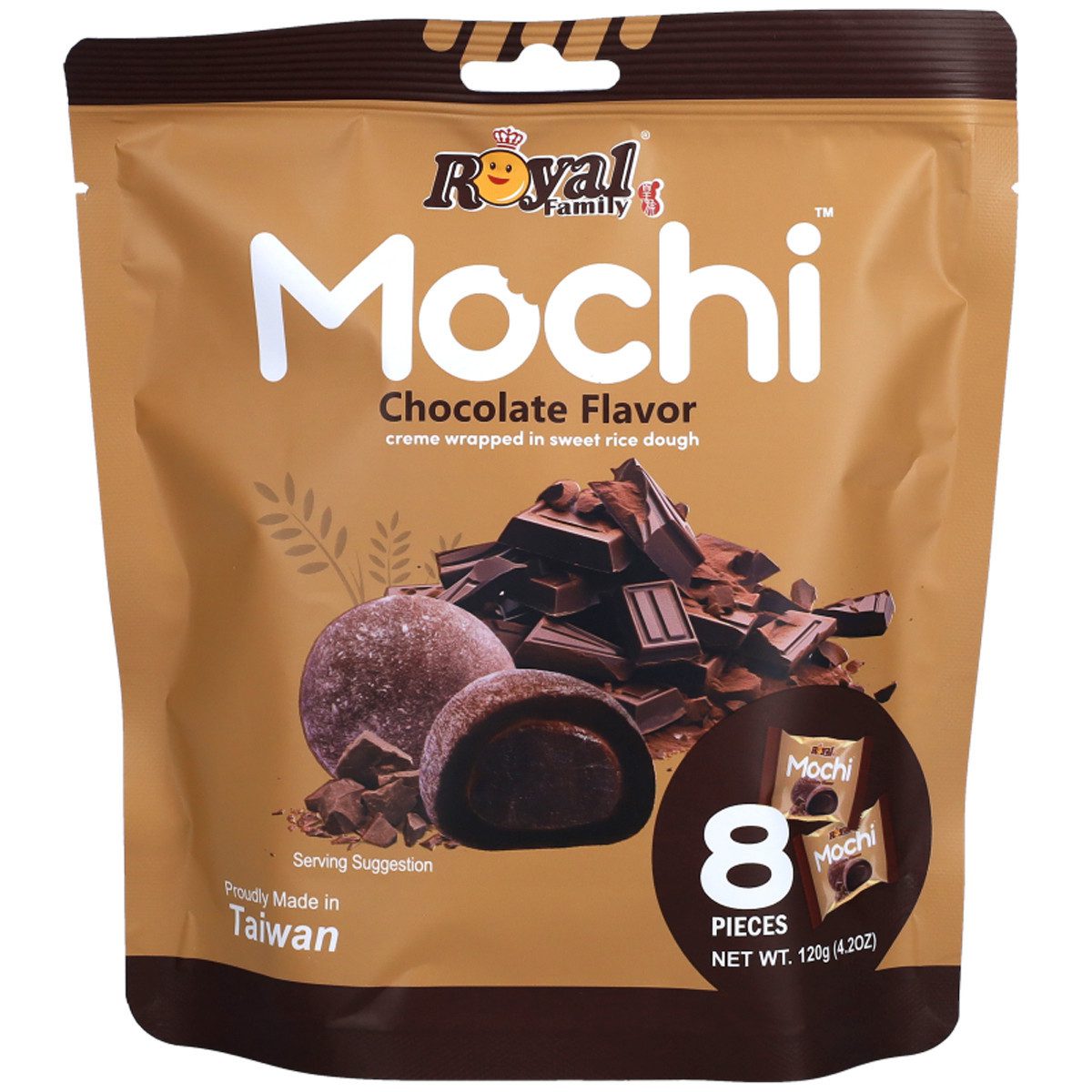 Royal Family Mochi Chocolate Individually Wrapped 120g Main image
