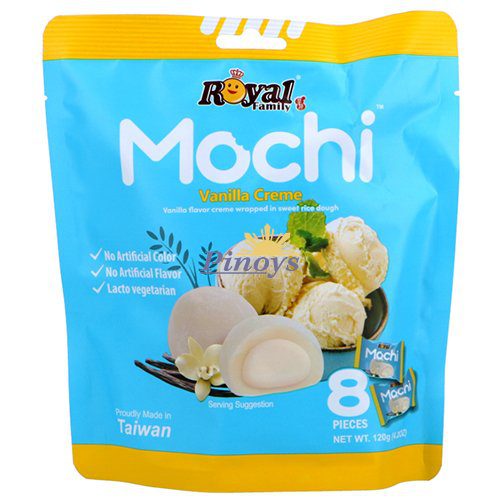 Royal Family Mochi Vanilla Cream 8 Individually Wrapped 120g Main image