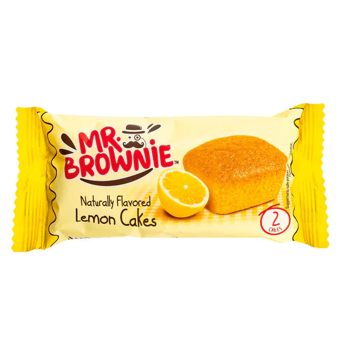Mr Brownie LEMON CAKES (2 Pack) 12x50g Main image