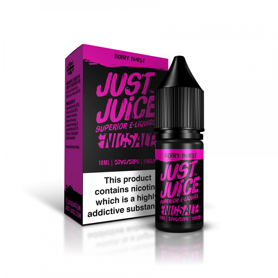 JUST JUICE 10ML NIC SALT BERRY BURST (5) Main image