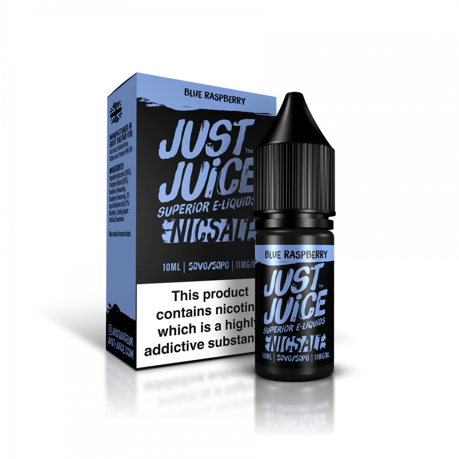JUST JUICE 10ML NIC SALT BLUE RASPBERRY (5) Main image