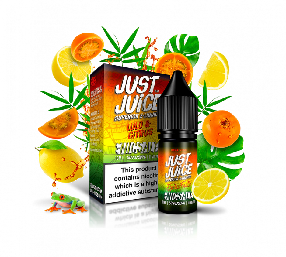JUST JUICE EXOTIC FRUITS 10ML NIC SALT LULO & CITRUS (5) Main image