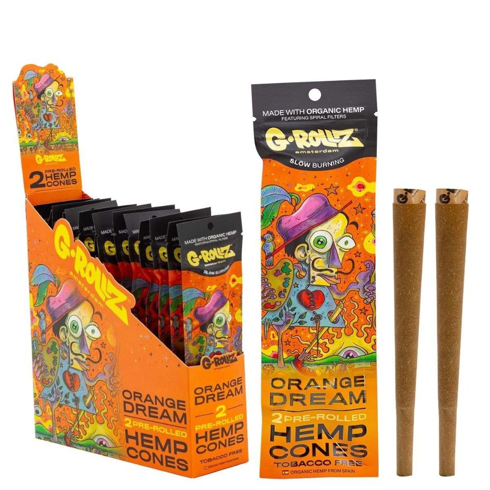 G-Rollz Amsterdam Orange Dream Pre-Rolled Cones 12 Pack