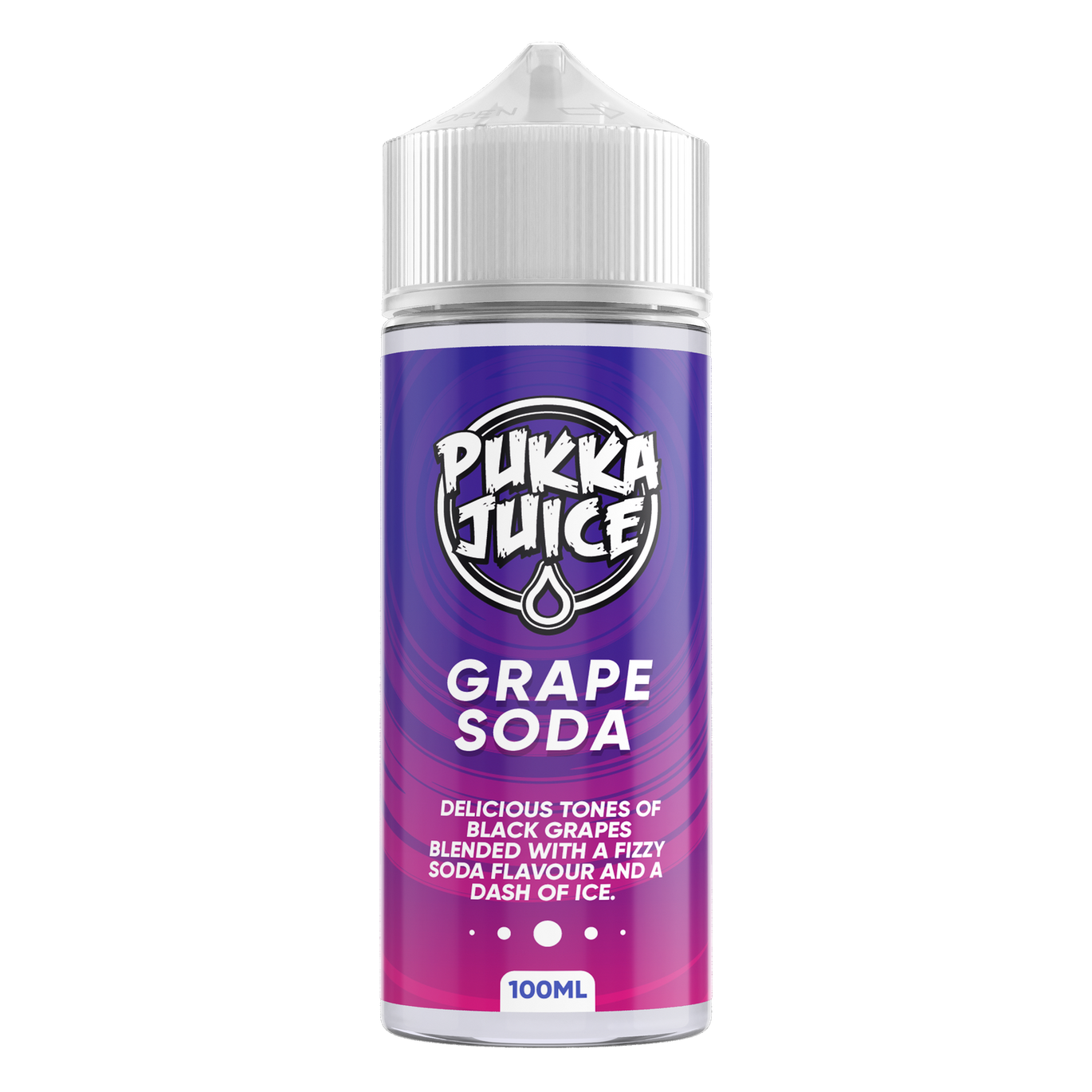 PUKKA JUICE 100ML SHORTFILL GRAPE SODA