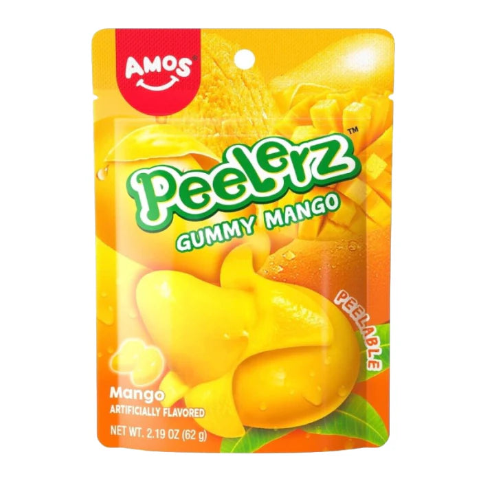 Amos Peelerz Gummy Mango Peelable 12packs x 120g