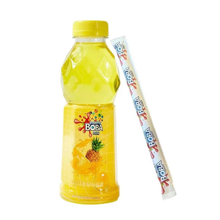 Popping Boba Drink Pineapple 500ml 12 Pack