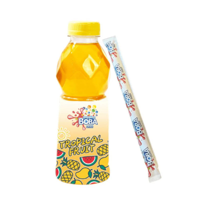 Popping Boba Drink Tropical Fruit 500ml 12 Pack Main image
