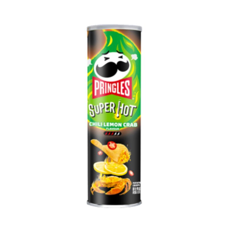 Pringles Super Hot Chili Lemon Crab Flavour 110g