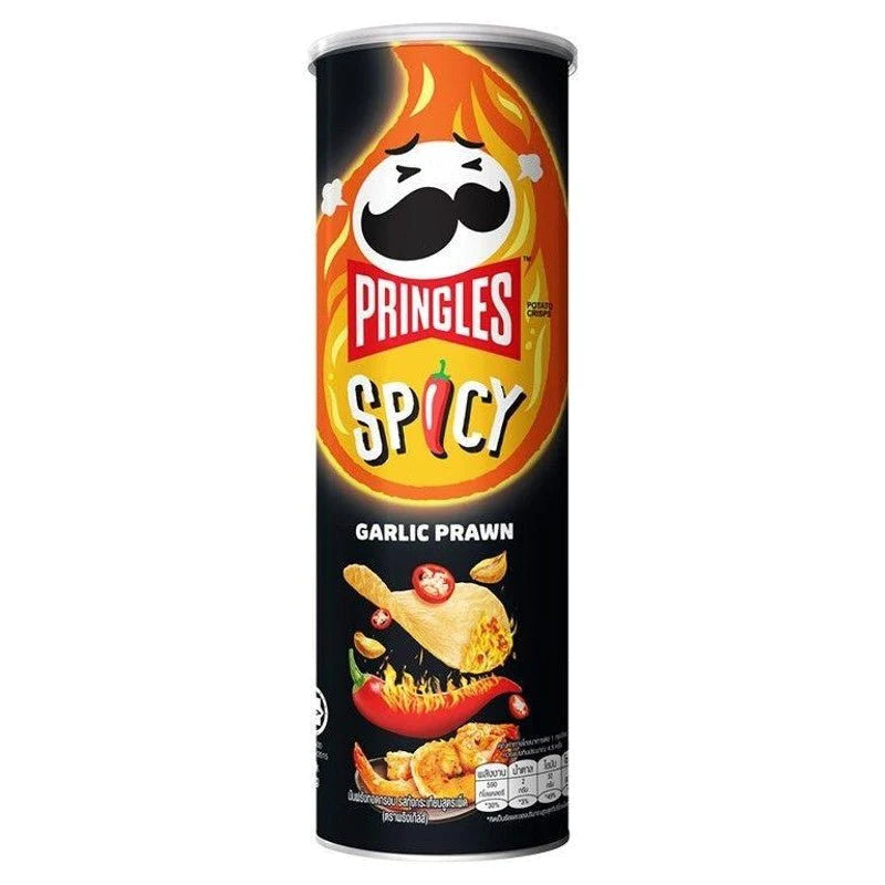 Pringle Super Hot Spicy Garlic Prawn 110g Main image