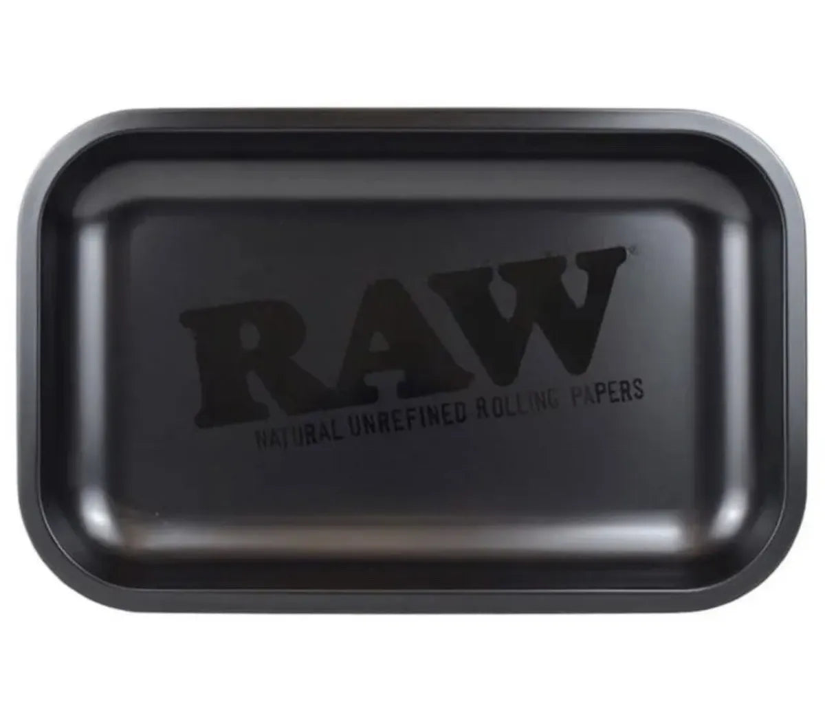 RAW Rolling Medium Metal Tray-Murder?d Matte Black Main image