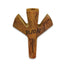 Raw Trident Smoking Tube Triple Wooden Cigarette Holder With Pounch Bag