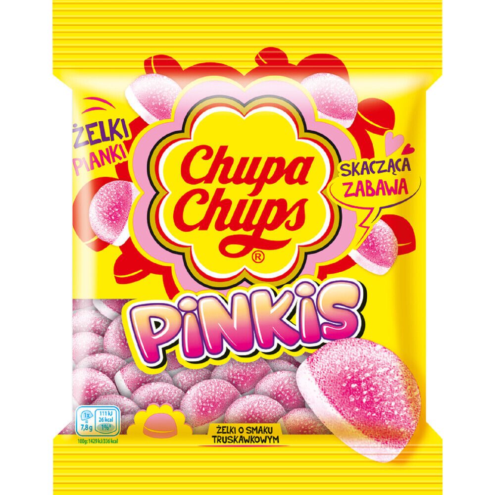 Chupa Chups Pinkis Jellies Strawberry Flavor 90g Main image