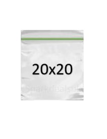 Clear Zipper Baggies 1000 Pack - 20X20