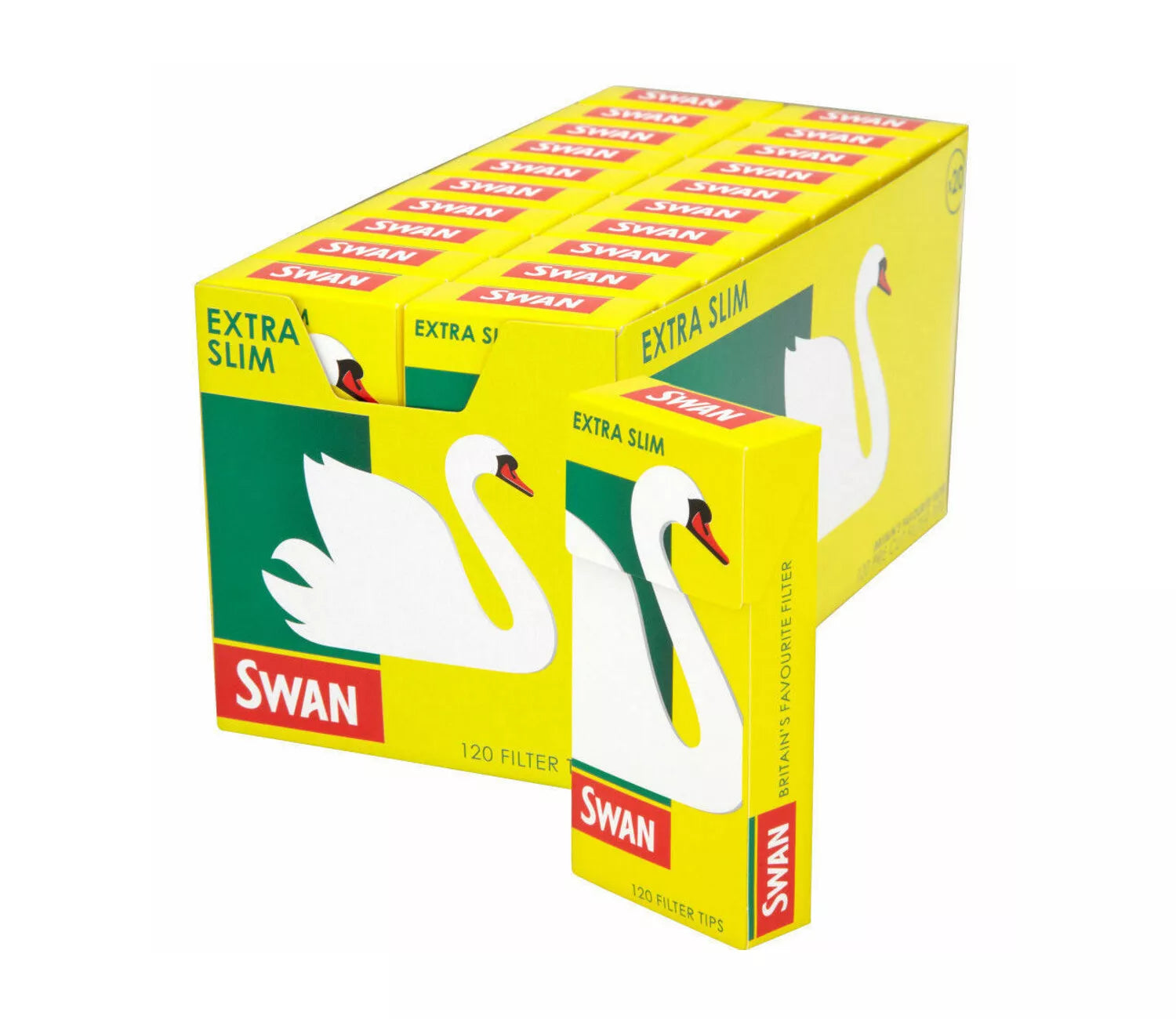 Swan Extra Slim Filter Tips 20 pack Main image