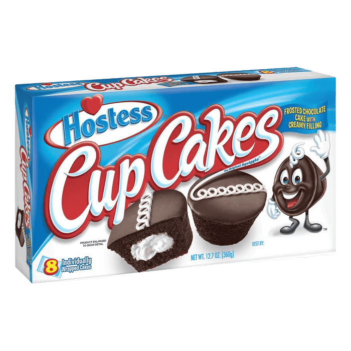 Hostess Cupcake Frosted Chocolate Cake 360g 8 Pack