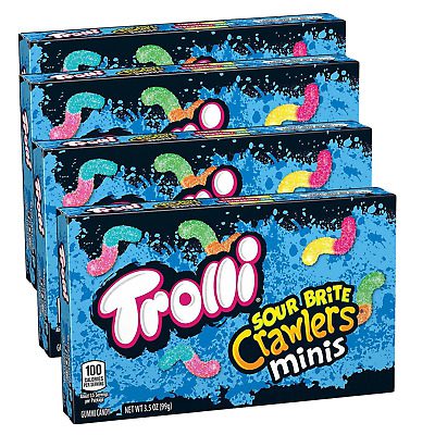 Trolli Sour Brite Crawlers Minis 3.5oz (99g) 12 Pack Main image