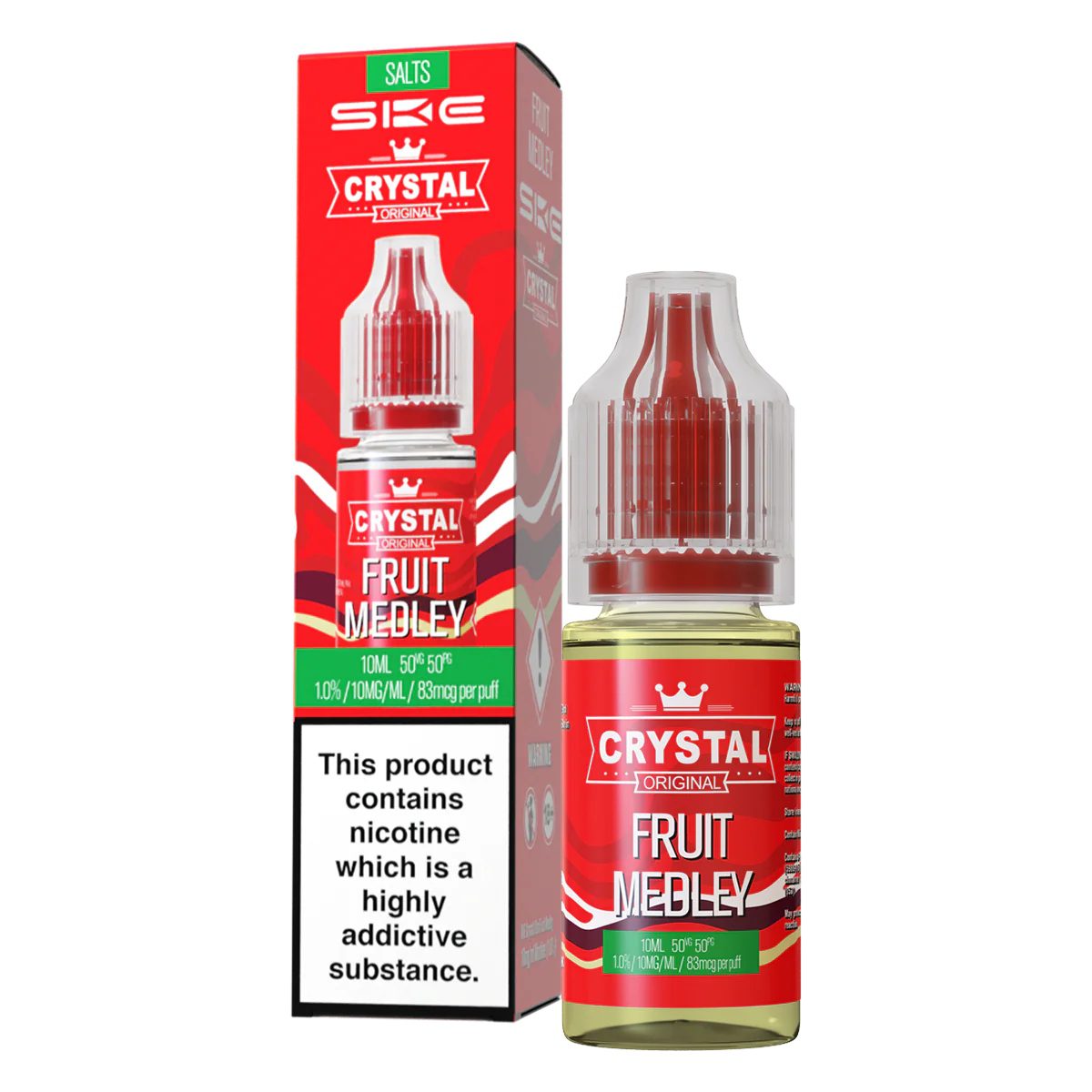 Crystal Nic Salt 10ml Fruit Medley 10 Pack Main image