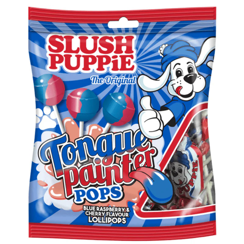 Slush Puppie Tongue Painter Pops Blue Raspberry 80g Main image