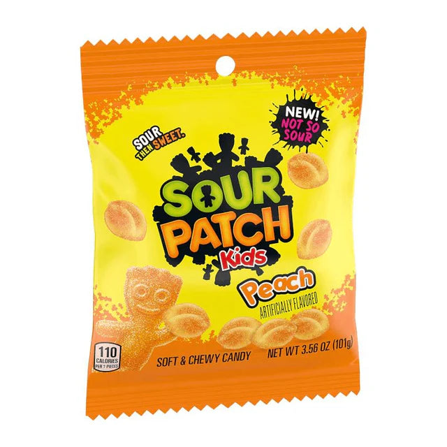 Sour Patch Kid 102g Pack of 12 - Peach
