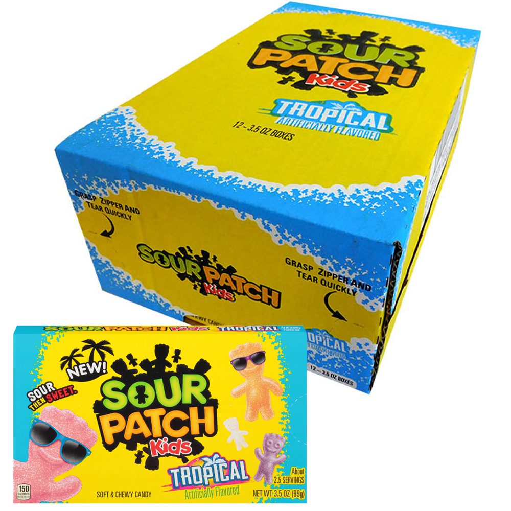 Sour Patch Kids Tropical Theatre Box 12x99g