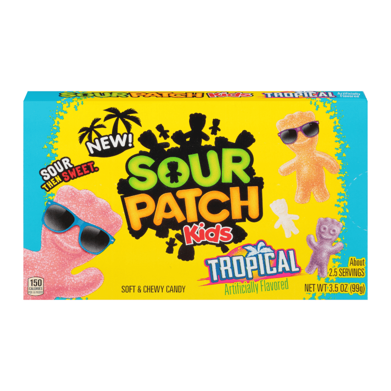 Sour Patch Kids Tropical Theatre Box 99g Main image