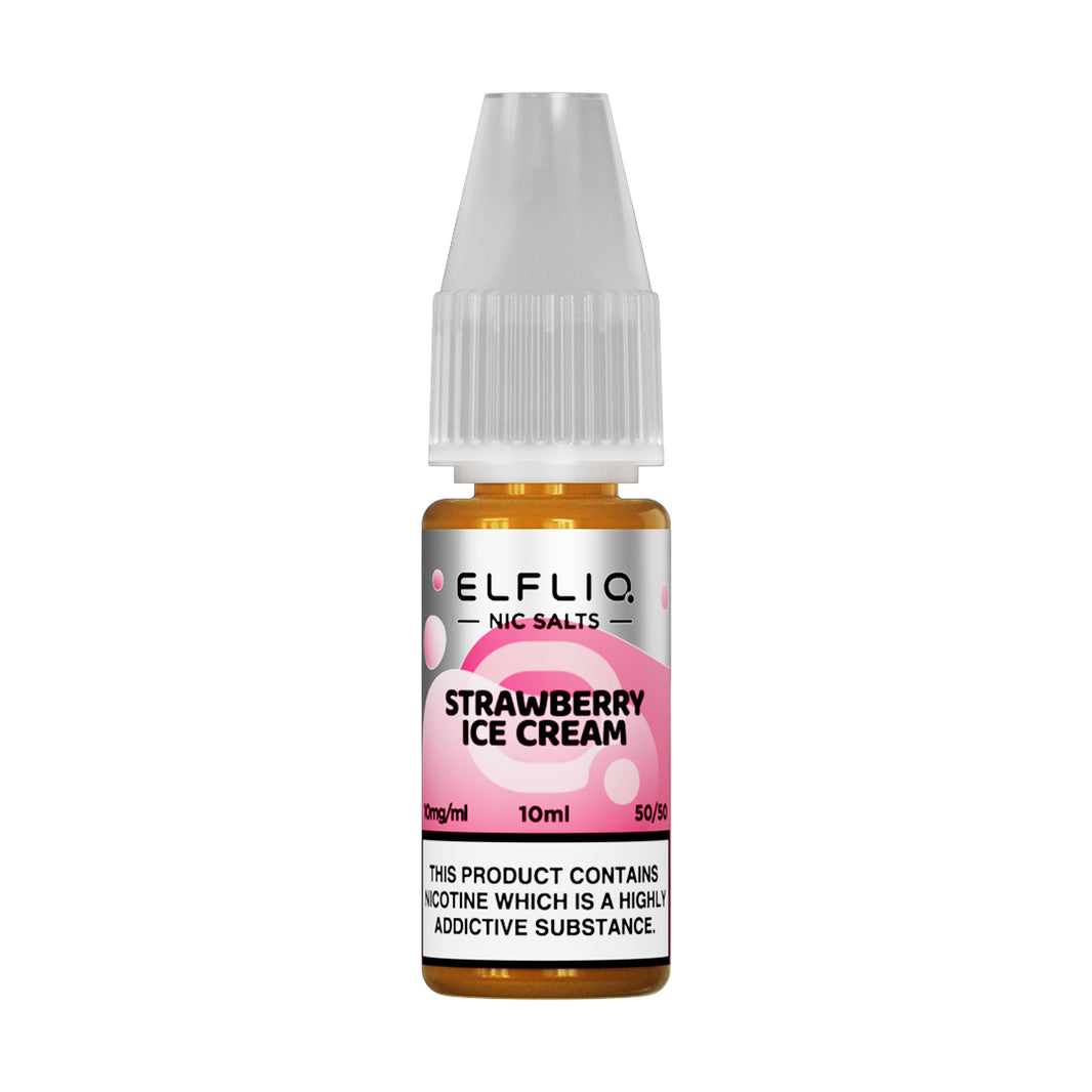 ELFLIQ NIC SALT 10ML STRAWBERRY SNOOW (10) Main image