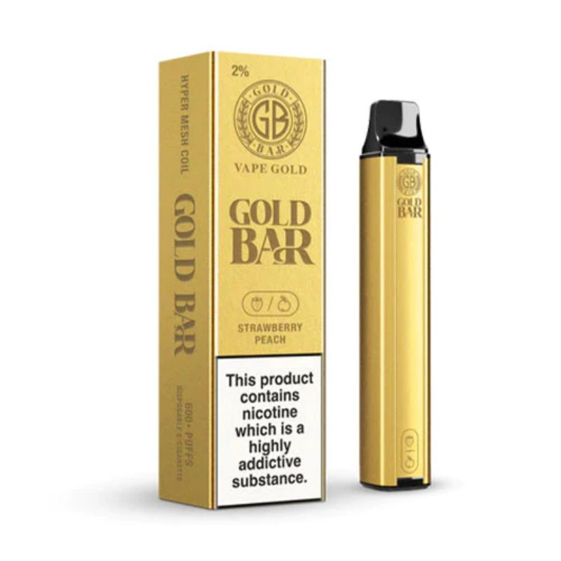 Gold Bar Strawberry Peach 10 Pack