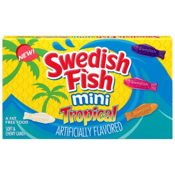 Swedish Fish Mini Tropical Theater Box 99g (3.5oz)