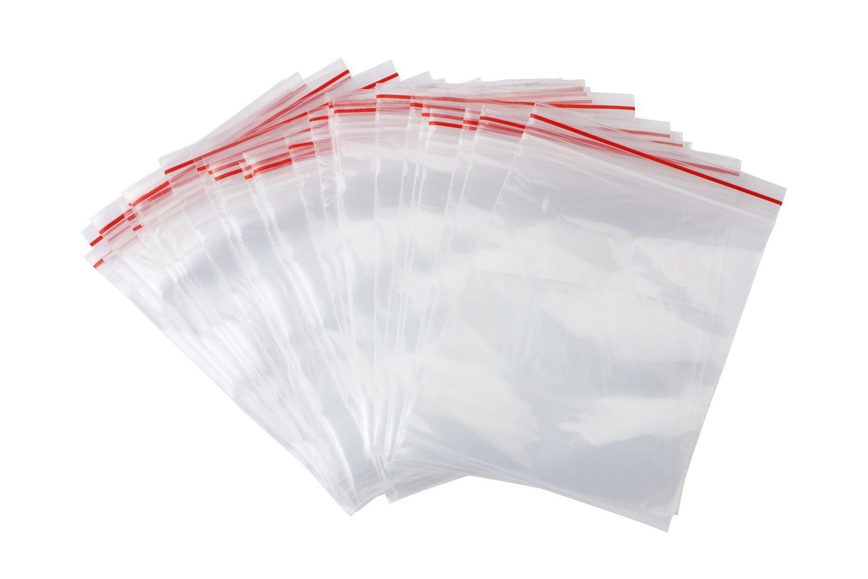 Clear Zipper Baggies 100X100 1000 Pack