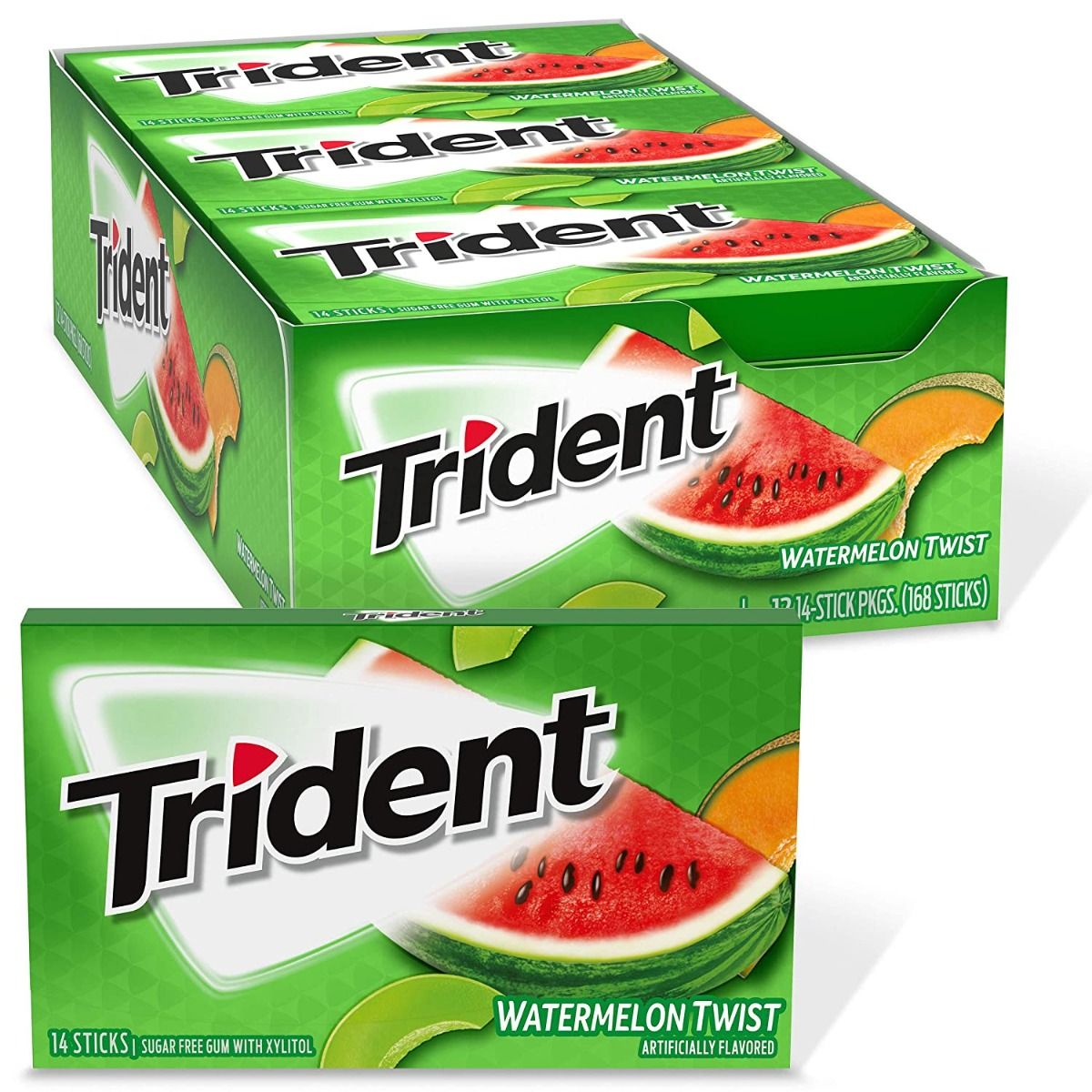 Trident Watermelon Twist 14 Stick 12 Pack Main image