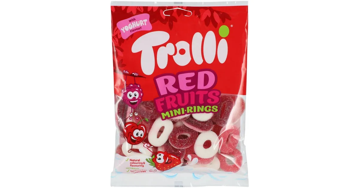 Trolli Red Fruits Mini Rings 100g Main image