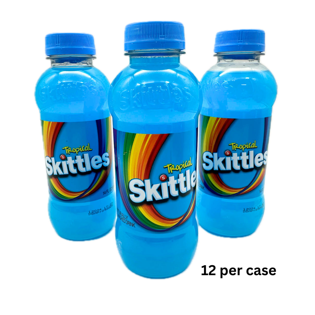 Skittles Tropical Bottles 414ml 12 Pack