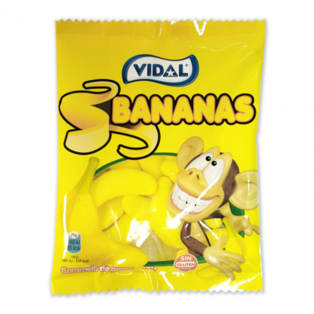 Vidal Bananas 90g (Gluten Free) Main image