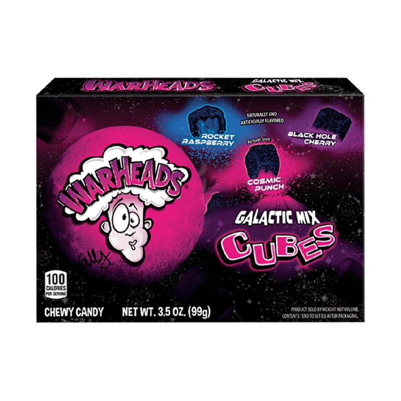 Warheads Galactic Cubes Theatre Box 99g Main image