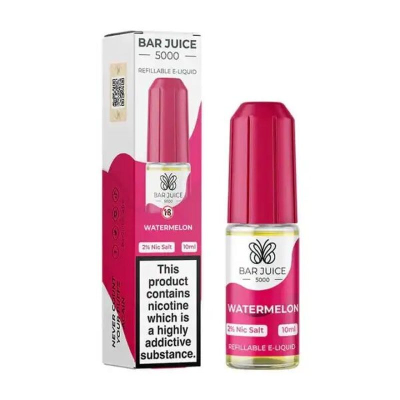 Bar Juice 5000 Nictone Salt Watermelon Flavour 10ml 10 Pack Main image