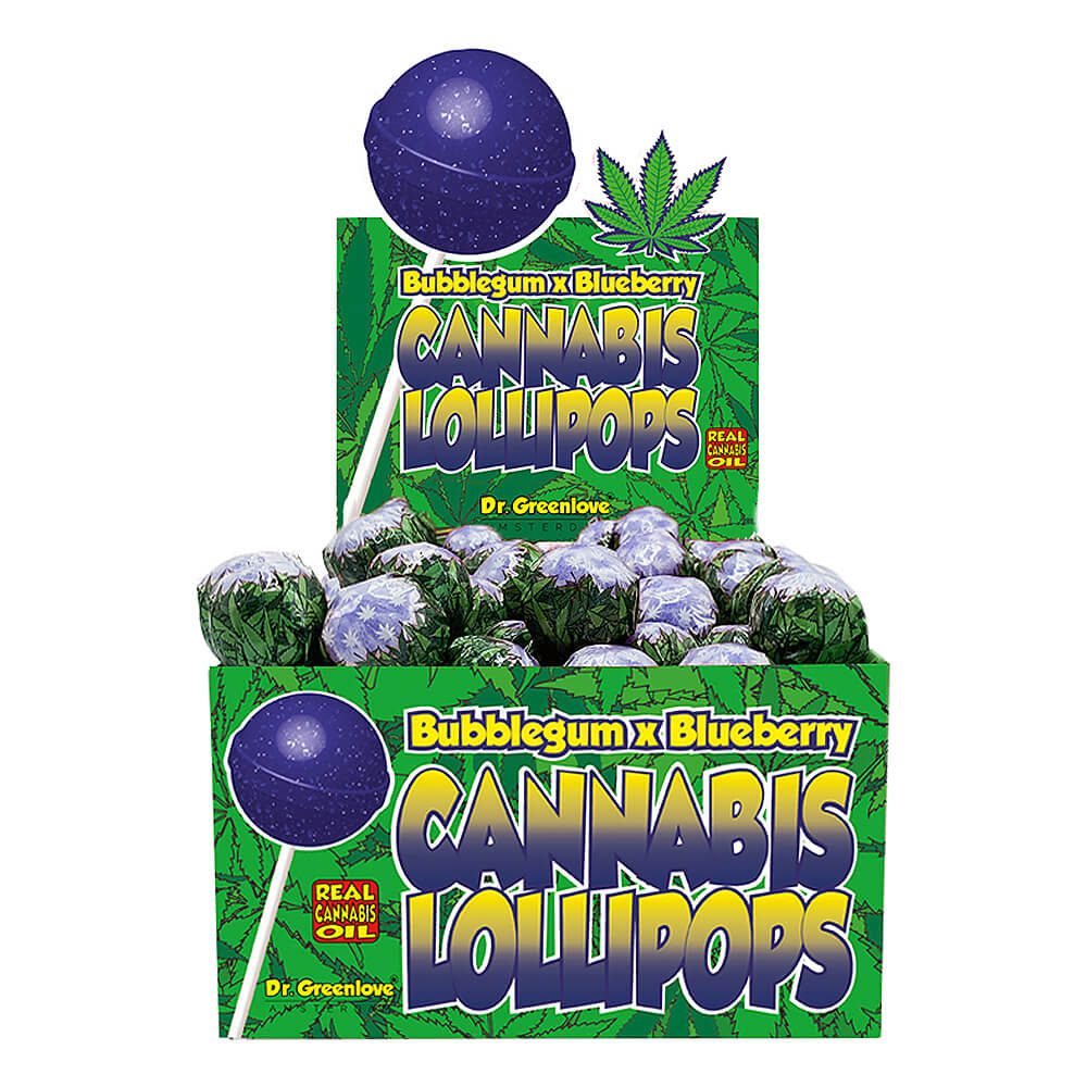 Cannabis Lollipop Bubblegum Blueberry 18g 70 Pack Main image