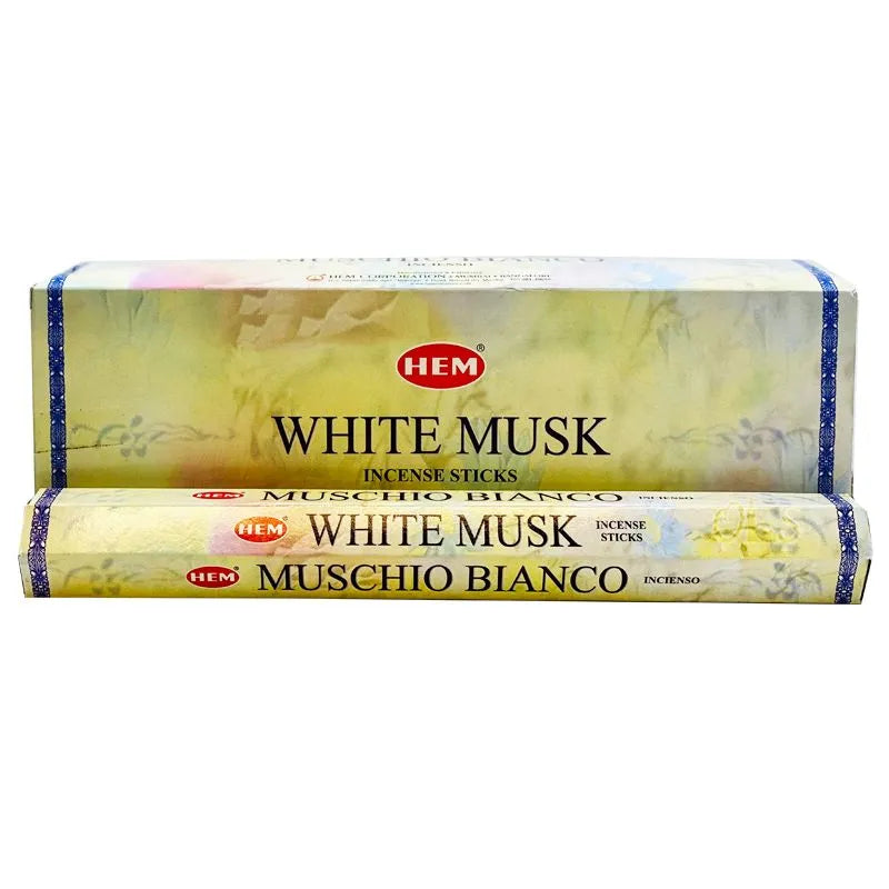 HEM White Musk Incense Stick 6 pack