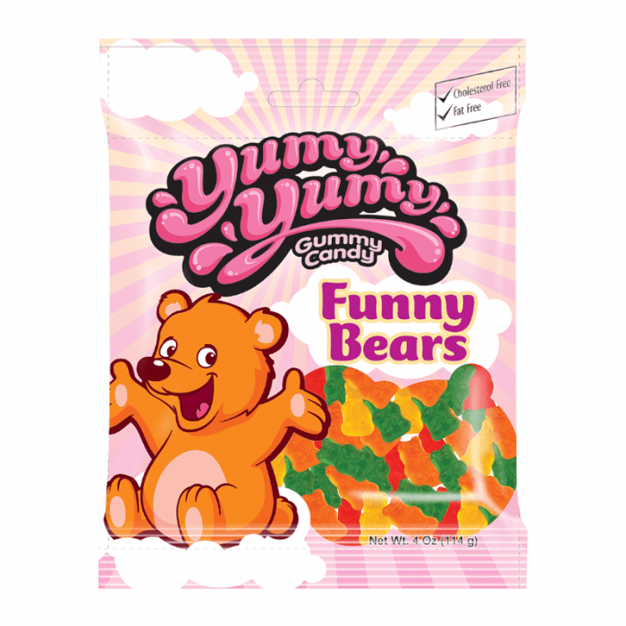 Yumy Yumy Gummy Candy Funny Bear Shape 114g Main image